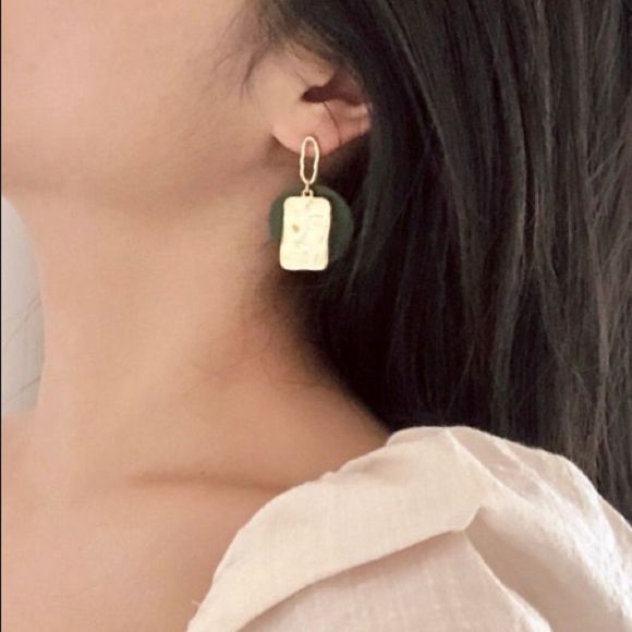 New Picasso Earrings Face Earrings 14K Gold Face Earrings Abstract Earrings - Picture 2 of 7